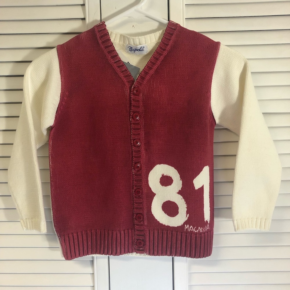 🆕 magnolia size 6 button up cardigan sweater